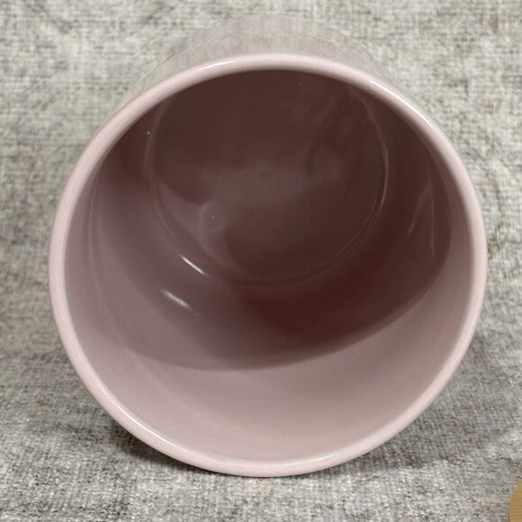 Hello Kitty Sanrio Pink Ceramic Cookie Snack Jar Canister w/ Bamboo Lid - Picture 8 of 9